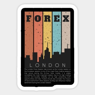 Forex London Skyline Sticker